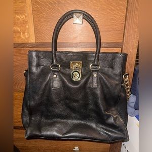 MICHAEL KORS Genuine Leather Large Hamilton Bag